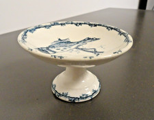 COUPE A FRUITS bleu DINETTE poupée CHOISY LE ROI motif fruits oiseaux 1920 BE