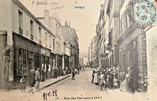 CARTE-POSTALE-ANCIENNE:  PARIS - RUE DES PANOYAUX...SUPERBE et RARE !!!