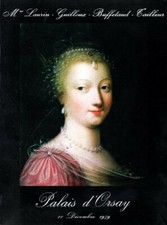 TABLEAUX ANCIENS MEUBLES OBJETS D'ART CATALOGUE VENTE PALAIS D'ORSAY 10/12/1979