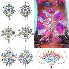 ✹Autocollants À Paillettes Adhésifs Pour Le Corps Tatouage Pierres /
