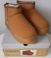 Bottines Fourrées Femmes Georges RECH Camel Taille 40 Neuve Avec Boite