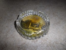 Cendrier ancien verre vide