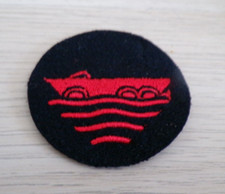 ORIGINAL MILITAIRE INSIGNE VEHICULE AMPHIBIE ALLEMAGNE TBE