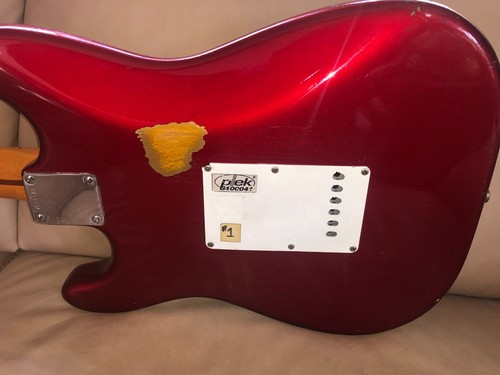 David gilmour red strat style - david,