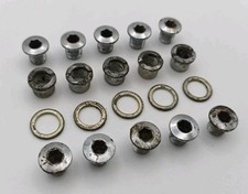 Lot De Vis Plateau Shimano Deore LX FC-M550 Pédalier Vélo VTT Vintage Bolts