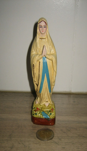 Ancienne statuette religieuse - statuette,