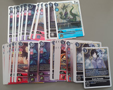 LOT DE 52 CARTES DIGIMON CARD GAME TYPE PANINI DONT RARE FOIL