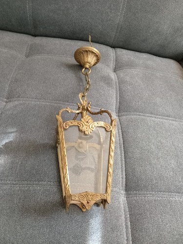 Suspension lanterne bronze - lanterne,