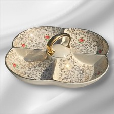 Vintage Villeroy & Boch Germany Porcelain Divided Serving Dish Saar Model 11”