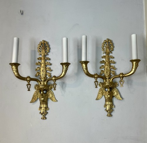 Paire appliques bronze - paire,