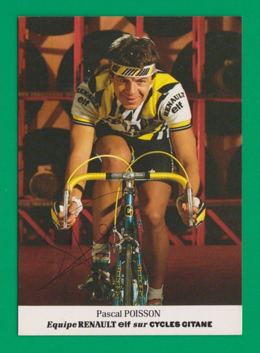 Cyclisme carte cycliste pascal - carte,