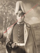 Photo soldat de la garde prussienne , infanterie garde regiment, casque a pointe