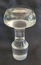 Grand Bouchon De Carafe En Cristal En Forme De Demi Sphère