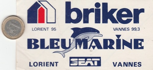 Autocollant radio bleu - autocollant., radio.