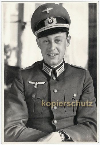 Ww2 photo officier - photo, d'un