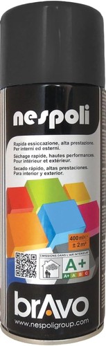 Aérosol peinture noir mat - , 400