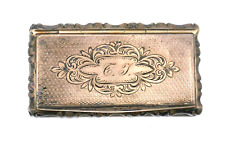 TABATIERE ARGENT POINCON