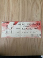 Ticket de concert JOHNNY
