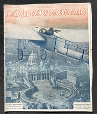 1911 AVIATION - André BEAUMONT  Roland GARROS  PARIS ROME  LA VIE AU GRAND AIR