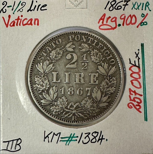 Vatican 5 lire - lire, lire)