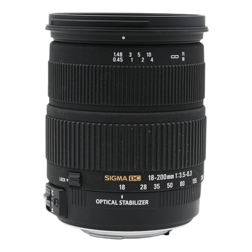 Objectif zoom sigma - sigma, 18-200mm