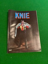 Programme Cirque - Cirque National Suisse Frères KNIE - 1987