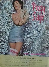 PUBLICITE PEGGY SAGE VERNIS NACRE VINTAGE SEXY 1956 AD