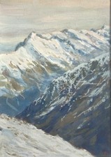 La neige sur les sommets des