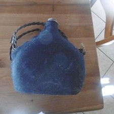 Gourde militaire française  WW2 de chasseur alpin d  officier avec son matricule