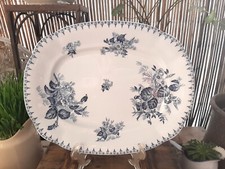 Plat Sarreguemines Flore chantourné (37 cm)