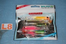 5 x Leurres souples BALZER SHIRASU HOLO YOKO SHAD 7.5cm neuf