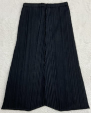 Jupe femme plissée Please Issey Miyake noire fabriquée au Japon taille 2 envo...