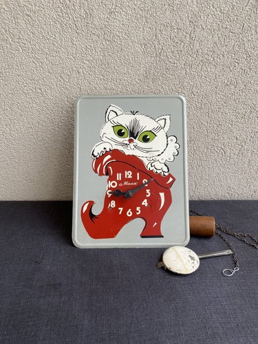 Horloge pendule khodiki chat - -,