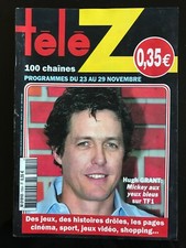 Télé Z du 18/11/2002; Hugh Grant; Mickey aux yeux bleus sur TF1