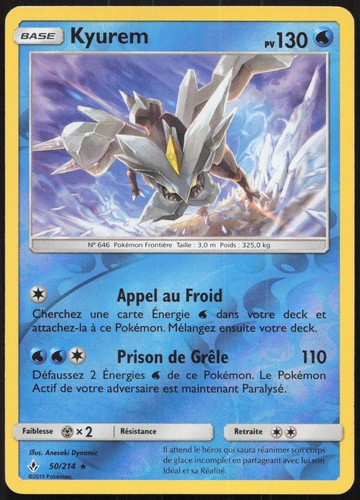 Carte pokémon kyurem - carte,
