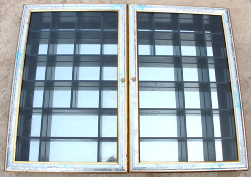 Vitrine murale glace fond - au,