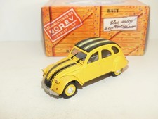 CITROEN 2CV N°107 PADDOCK Noir et Jaune NOREV 1:43 boite carton