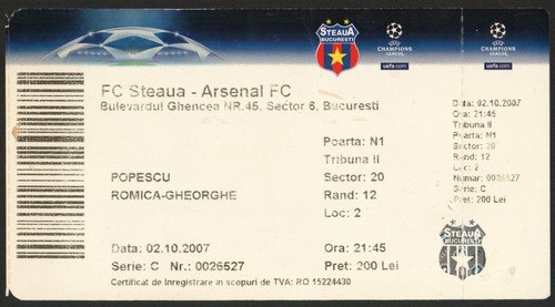 Steaua arsenal 2007 - steaua, vs