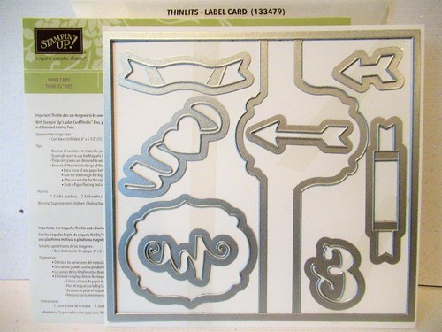 Stampin étiquette carte - stampin, up