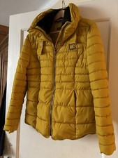 anorak jaune col fourrure interieur