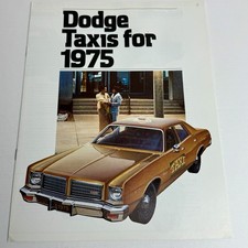 DODGE 1975 TAXIS / 8p brochure catalogue/ US / CORONET MONACO DART SPORTSMAN