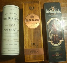 Boites : métal noir Whisky