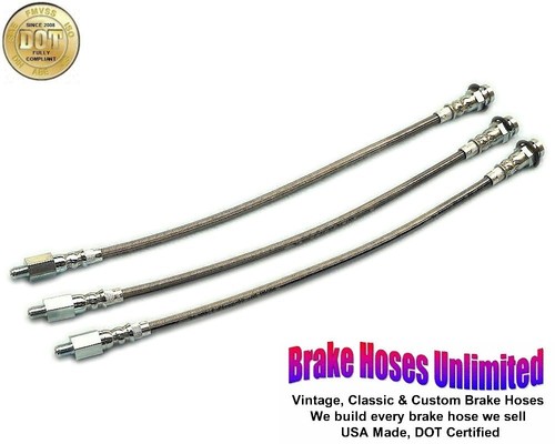 Inoxydable durite frein - frein, set