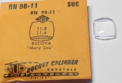 Verre montre bulova mary lou - verre,