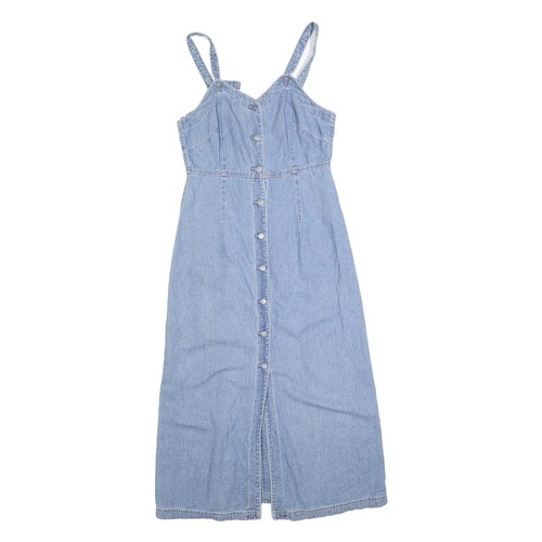 Robe maxi sans manches jean - robe,