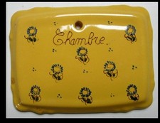Plaque de porte "Chambre"