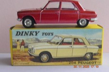 DINKY TOYS = PEUGEOT 204 BERLINE  Réf 510 # 1/43 / T.B.E NEUF BOITE