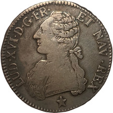 Louis XVI (1774-1793) Ecu aux