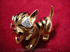 Broche "Lionceau" dorée N° 2 Roi Joueur Savane style 3D - Bijoux pur Vintage