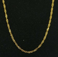 Chaîne Or 18k 750 Mls . 40 CM 1,42 Grs